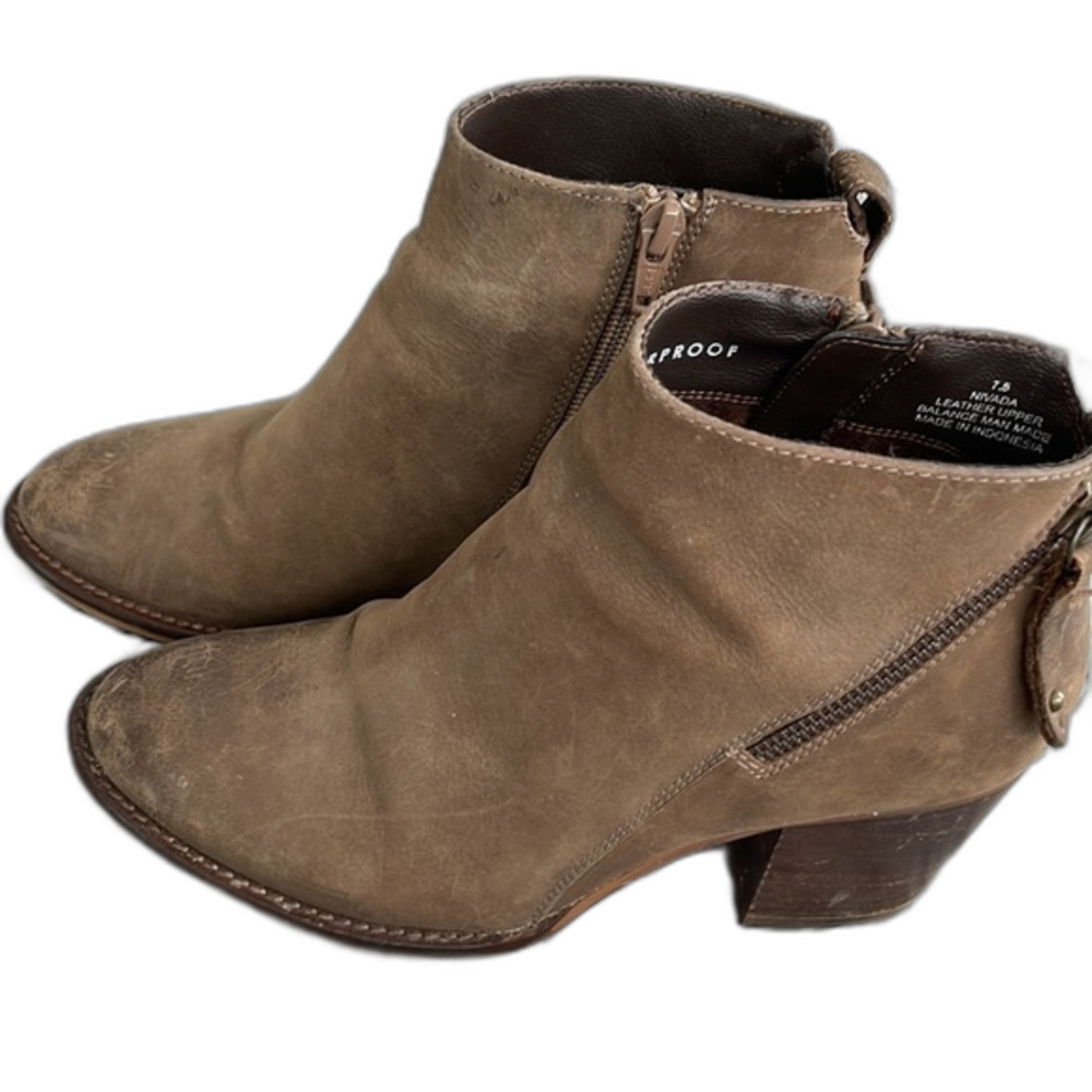 Blondo “Nivada” Waterproof Booties/Boots Taupe Size 7.5 - Picture 5 of 16